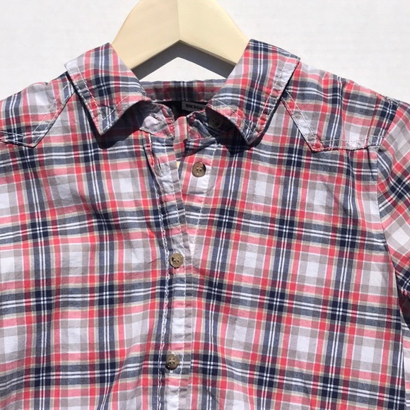 DONATE 7/2🛑Bik Bok BW Ivy Check Button Down Top - Picture 2 of 8